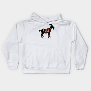 Willie Mays  GOAT Kids Hoodie